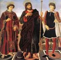 altarpiece with three saints